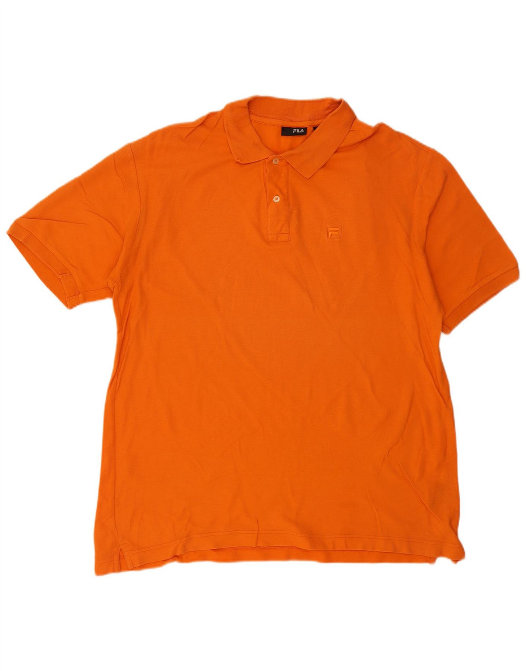 FILA Polo Hombre XL Naranja Algodón