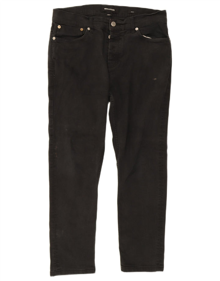Vaqueros ajustados y cortos para mujer de Whistles W34 L25 Black