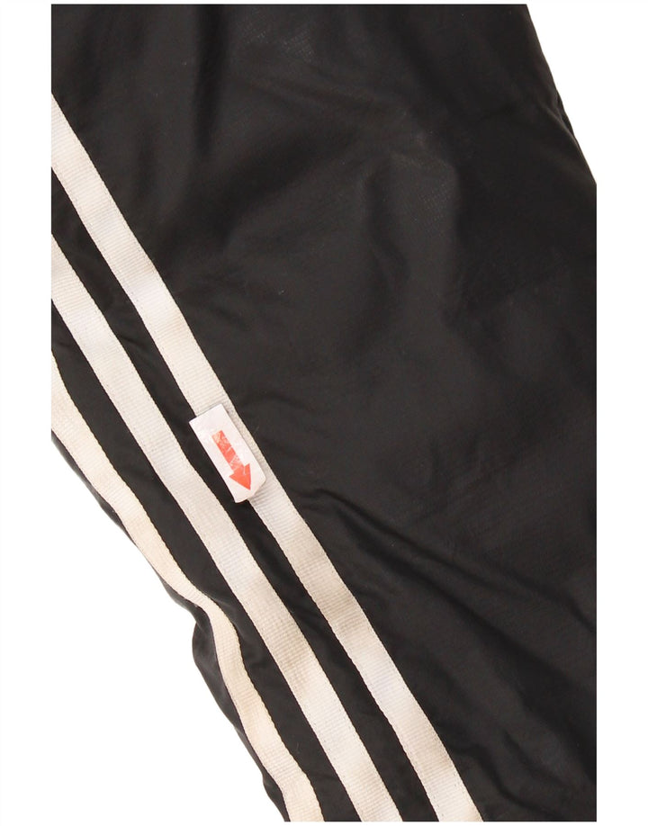 Adidas Chaqueta acolchada con capucha para mujer UK 8 Small Black Nylon