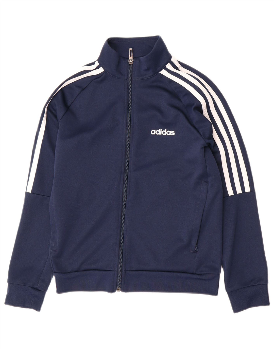 ADIDAS Chicos Aeroready Chándal Top Chaqueta 9-10 Años Azul Marino Poliéster