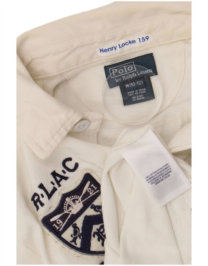 Polo Ralph Lauren Polo para niño 10-11 años Mediano Blanco Rayas