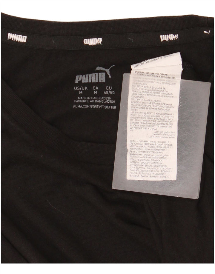 Camiseta Puma Hombre Top Medium Negro Algodón