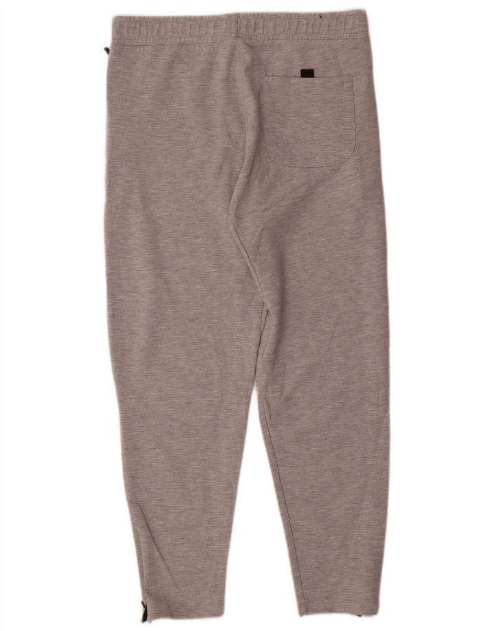 Zara Mujer Pantalones De Chándal UK 44 Grande Gris Colorblock Poliéster