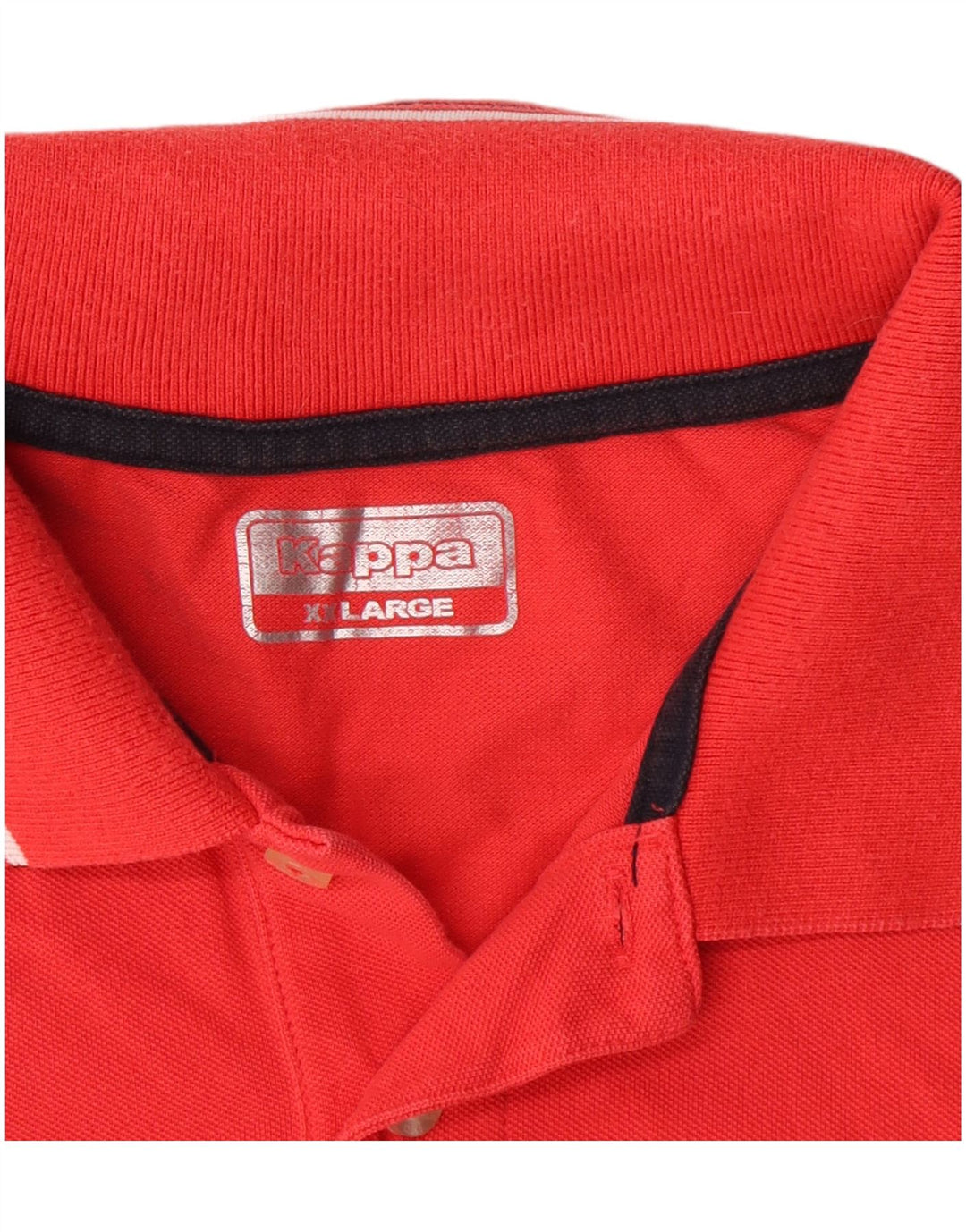 Kappa Polo Hombre XL Algodón Rojo