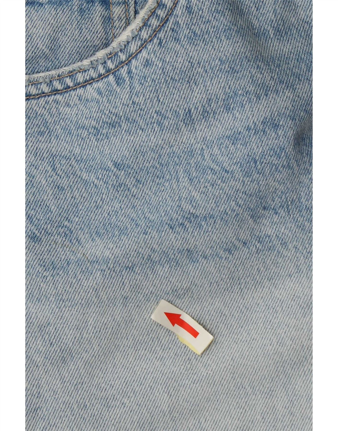 Zara Mujer Pantalones Cortos De Mezclilla Desgastados EU 44 XL W34 Azul