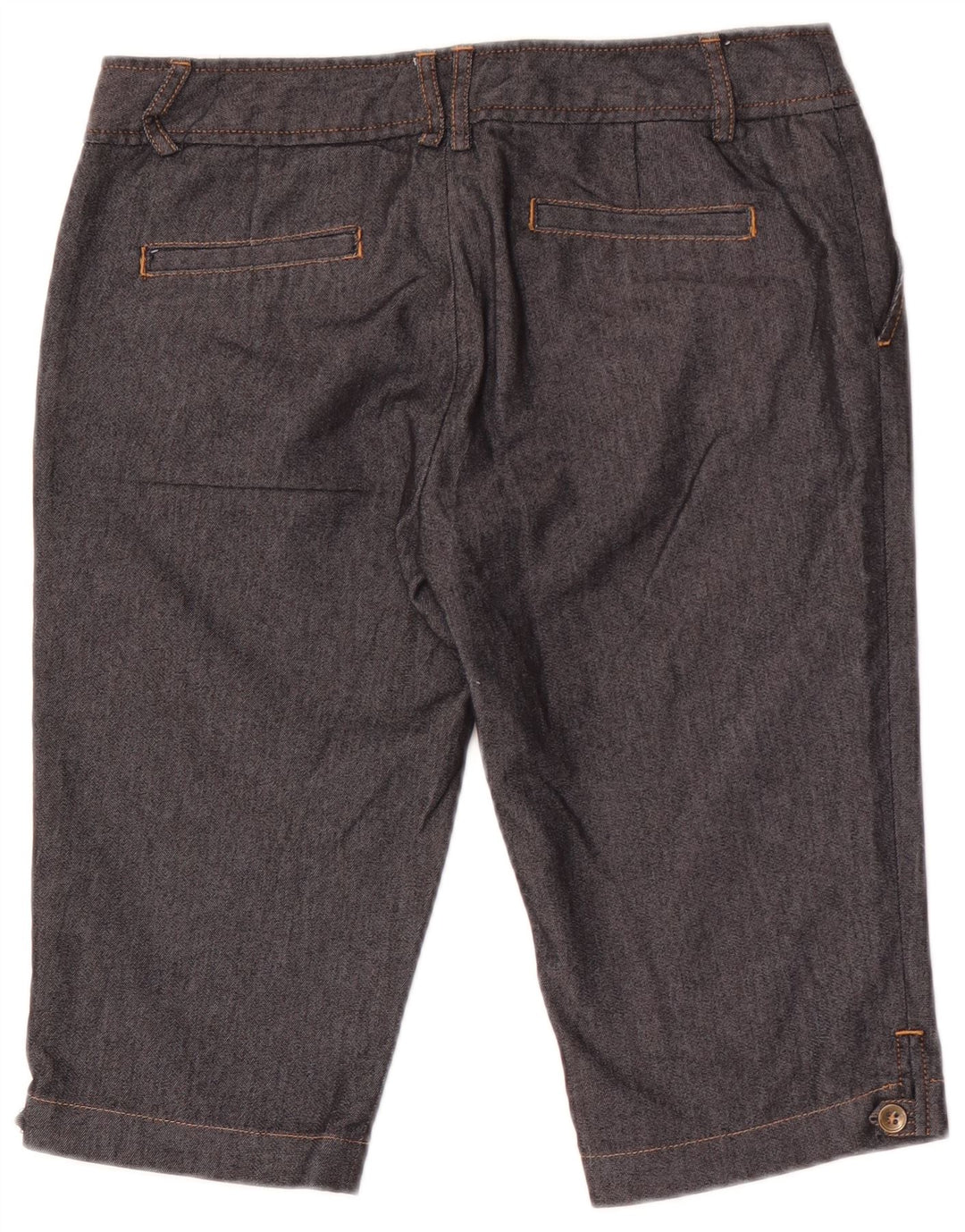 Zara Bermudas Chinos para Mujer EU 40 Medium W30 Algodón Negro