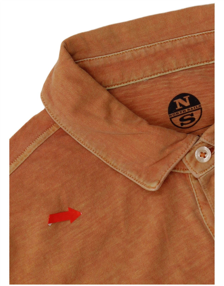 North Sails Polo De Corte Regular Para Hombre De Algodón Naranja Pequeño