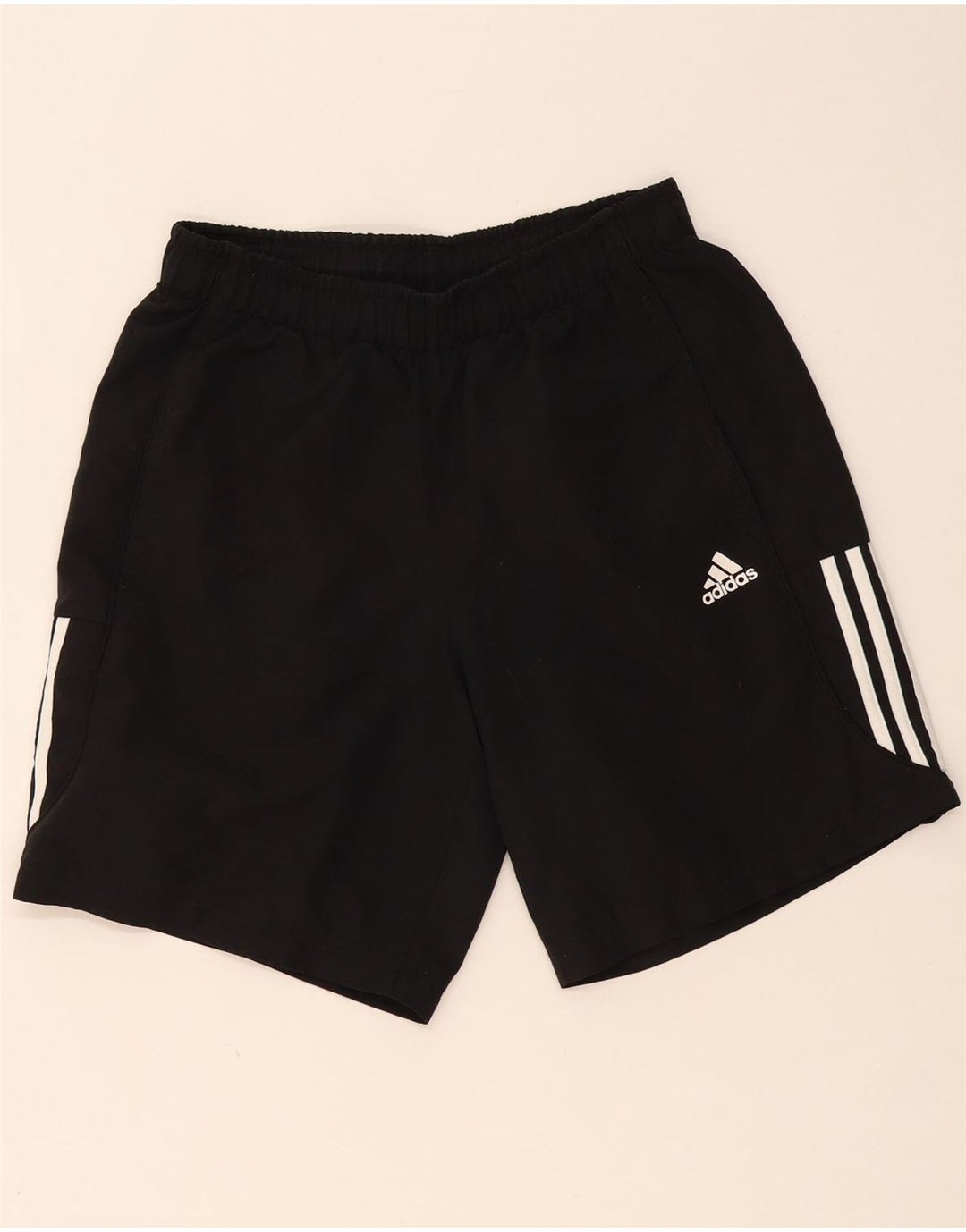 Pantalones cortos deportivos ADIDAS Climalite para hombre Poliéster negro mediano