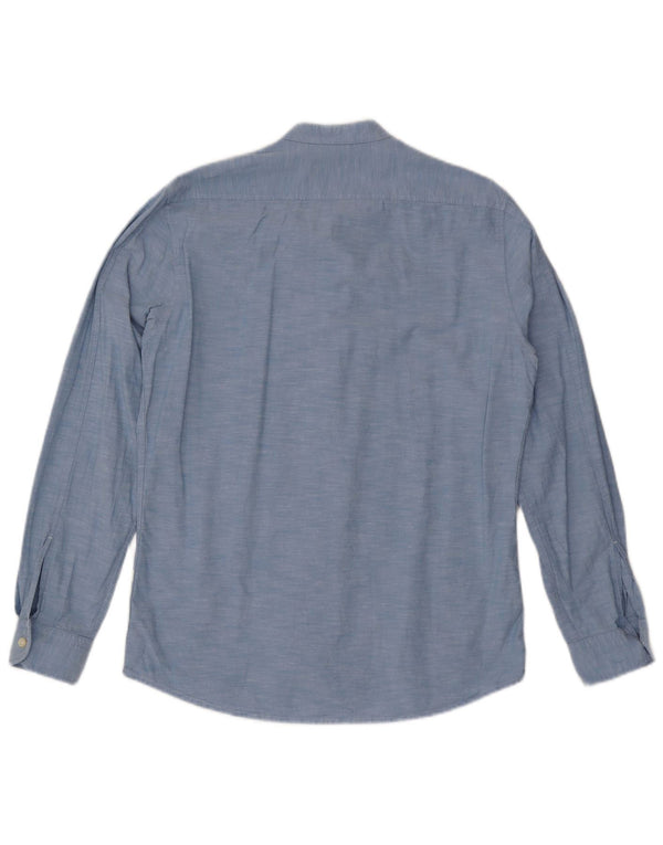 Camisa HUGO BOSS Hombre Regular Fit Algodón Azul Medio