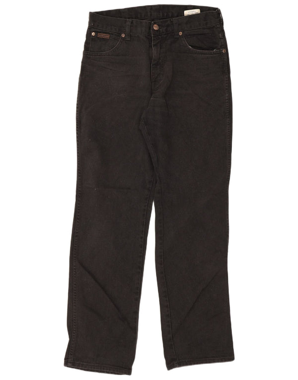 Wrangler Vaqueros rectos Texas para hombre W32 L32 Algodón negro
