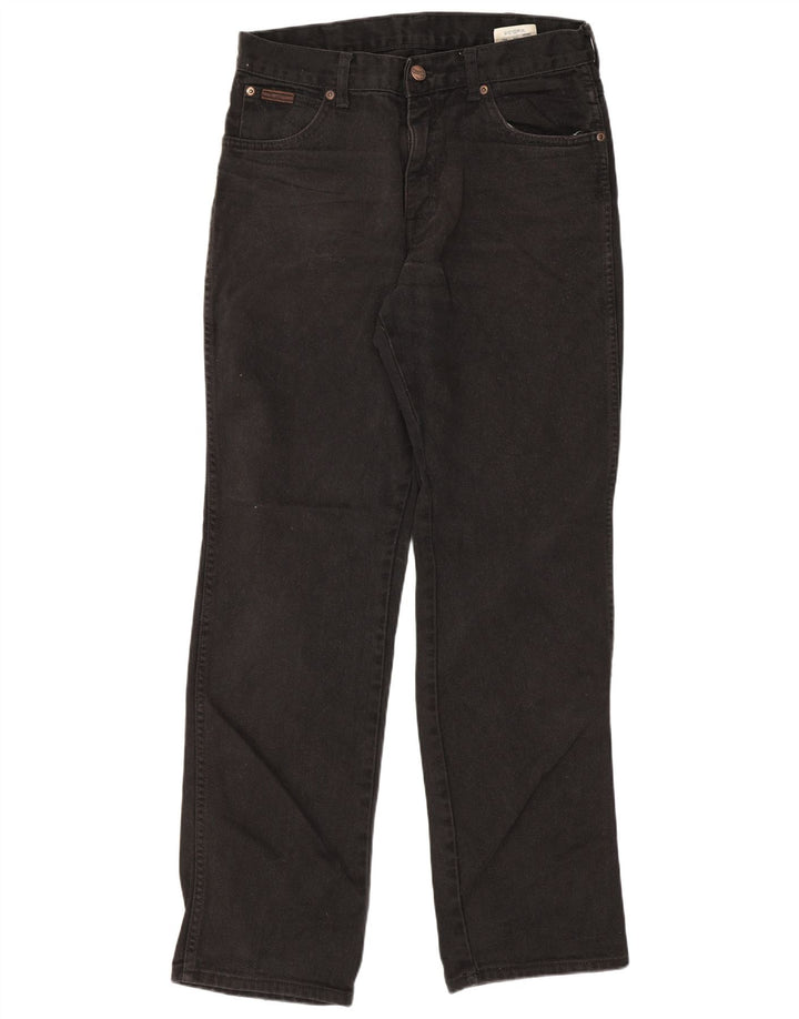 Wrangler Vaqueros rectos Texas para hombre W32 L32 Algodón negro