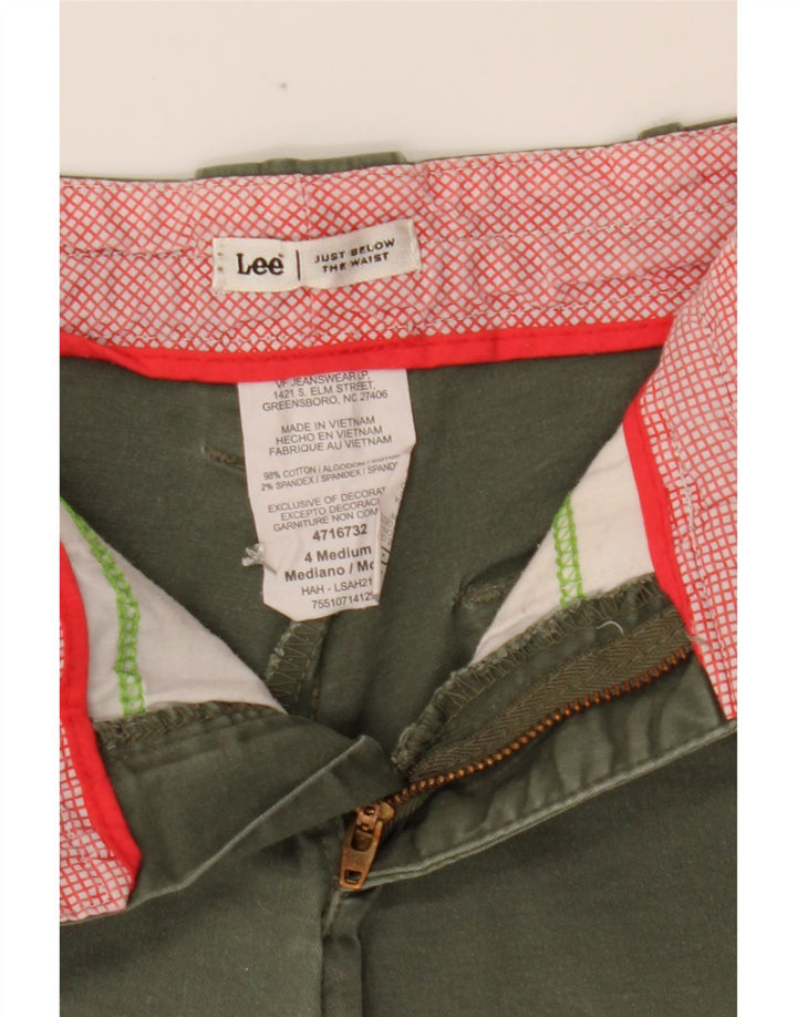 LEE Womens Casual Shorts US 4 Small W28  Khaki Cotton Vintage Lee and Second-Hand Lee from Messina Hembry 
