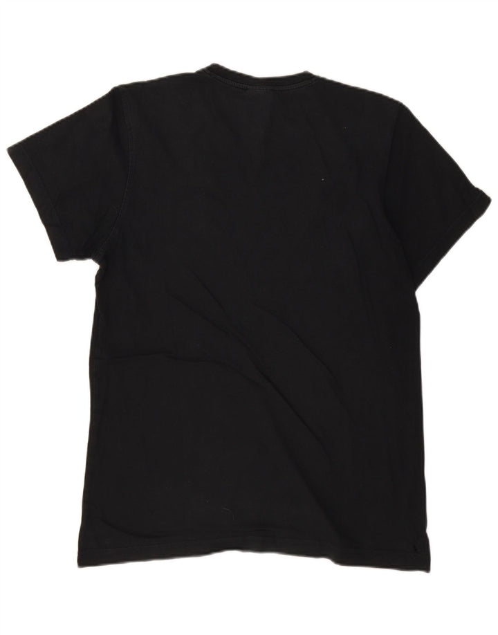 Adidas - Camiseta gráfica para hombre, talla mediana, algodón negro