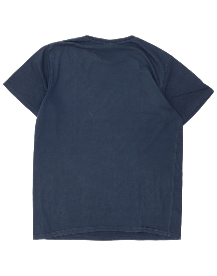 SERGIO TACCHINI Camiseta gráfica para hombre Top Small Azul marino Poliéster
