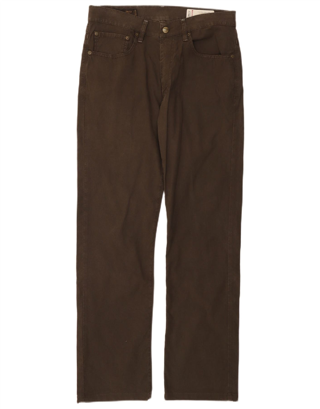 MARLBORO CLASSICS Pantalón Casual Recto Mujer W31 L30 Algodón Marrón