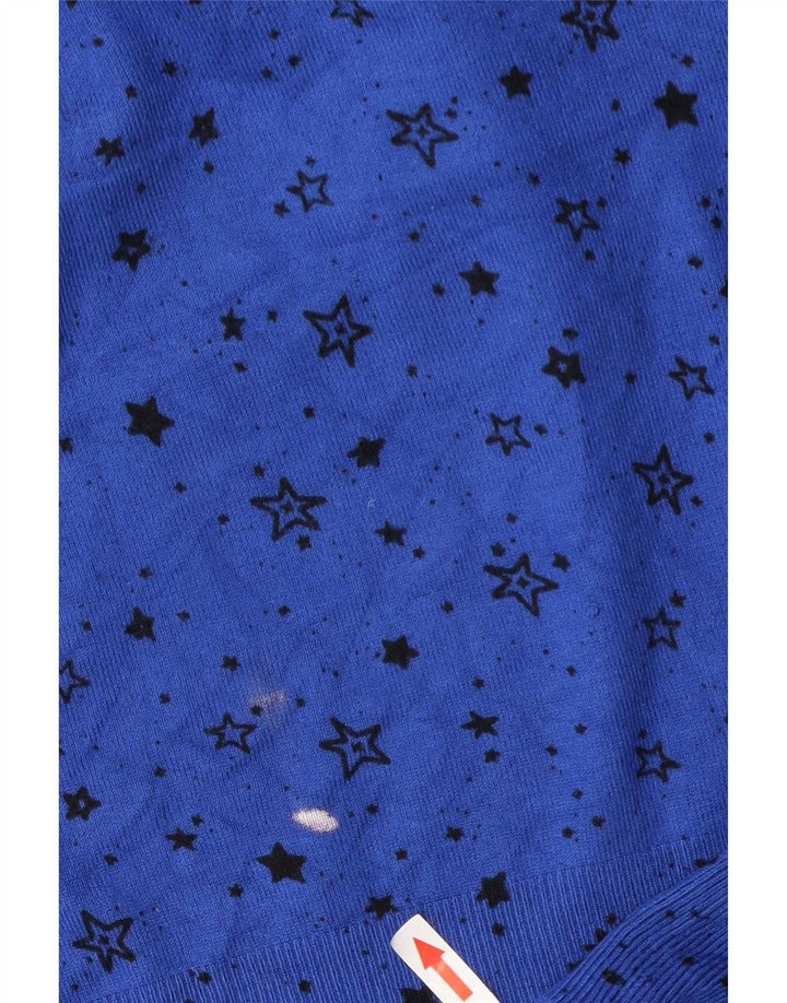 Marks & Spencer Jersey con Cuello Barco para Mujer UK 40 Azul Medio