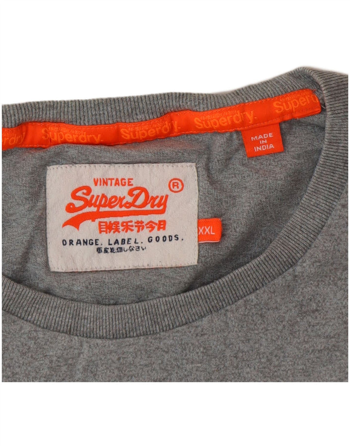 Superdry Camiseta para hombre Top 2XL Gris