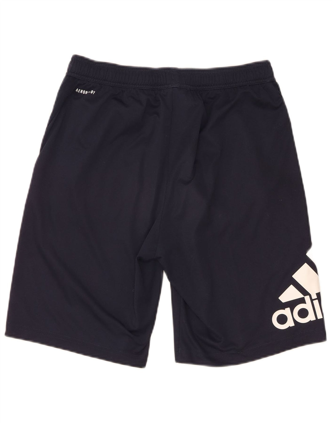 Adidas Pantalones cortos deportivos Aeroready Graphic para niños 15-16 años Azul marino Poliéster