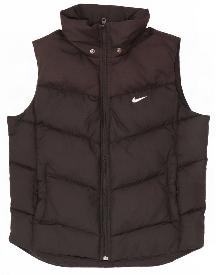 Chaleco acolchado Nike para mujer Reino Unido 10/12 mediano negro