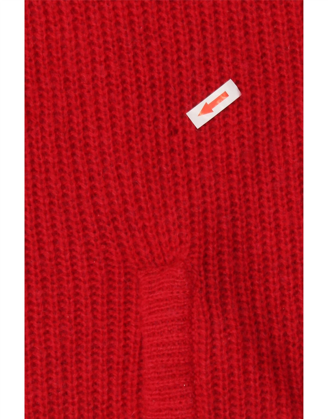 Vintage mujer Cardigan suéter Reino Unido 16 rojo grande