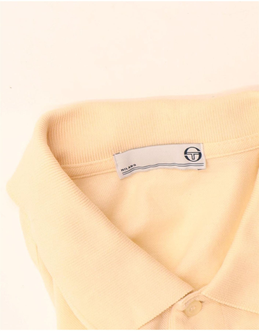 Sergio Tacchini Polo para hombre grande amarillo