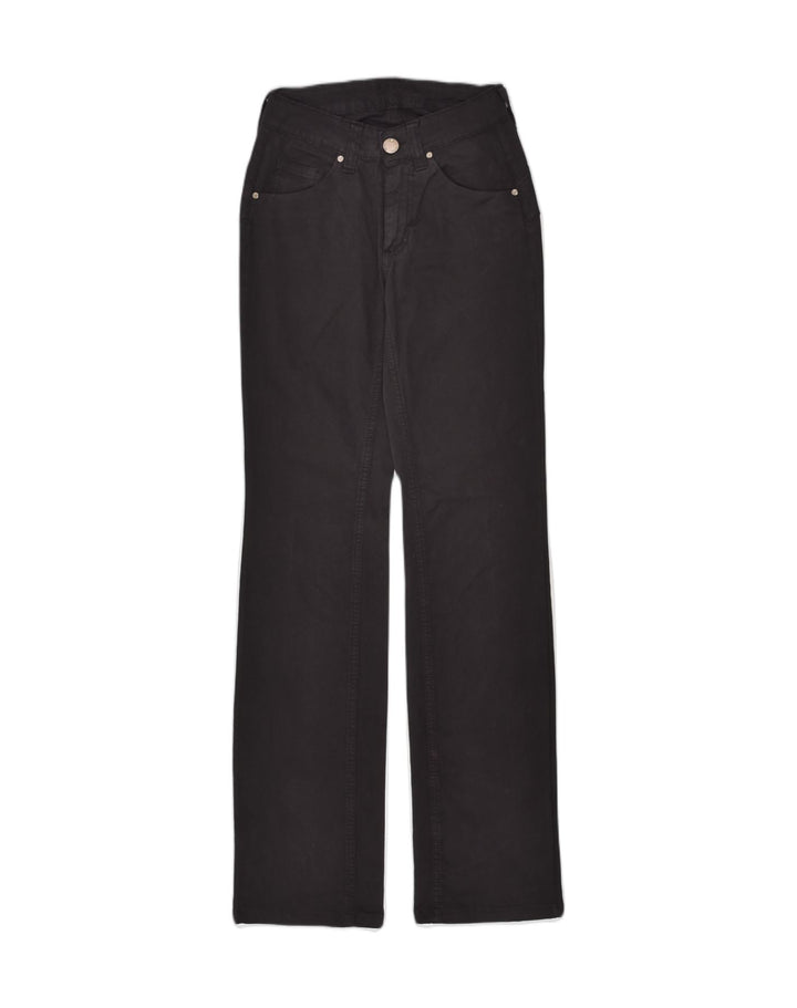 LIU JO Womens Straight Casual Trousers W26 L32  Black Cotton | Vintage Liu Jo | Thrift | Second-Hand Liu Jo | Used Clothing | Messina Hembry 