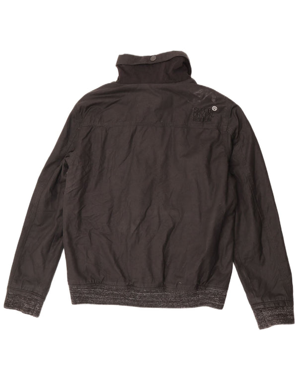 Superdry Chaqueta Bomber The Windbomber para Hombre UK 44 2XL Algodón Negro