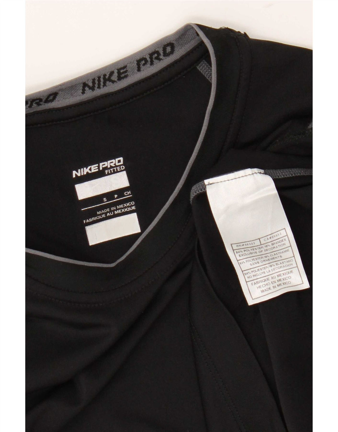 Nike - Camiseta sin mangas para hombre, talla pequeña, poliéster negro
