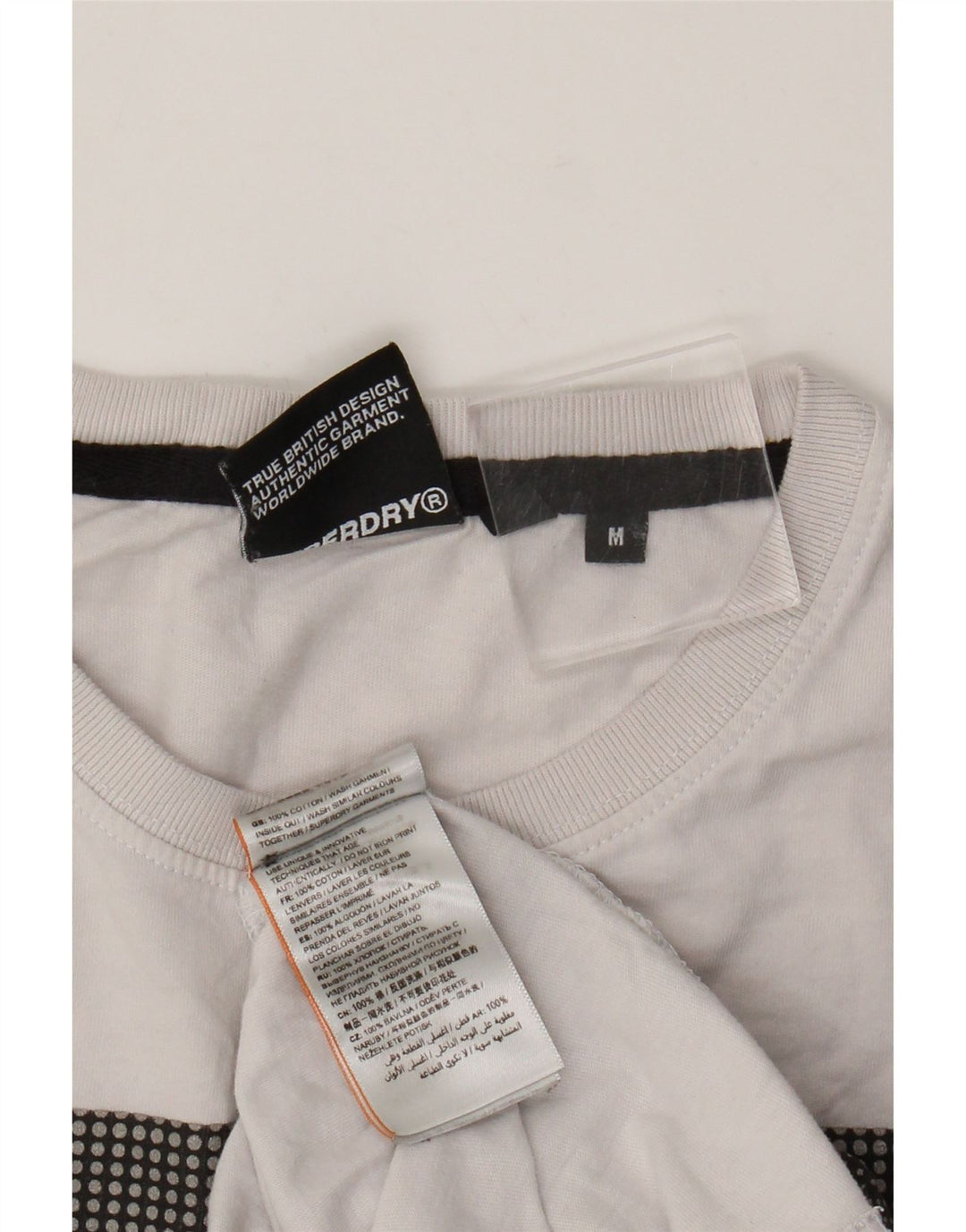 Superdry Camiseta Gráfica De Algodón Blanco Medio Para Hombre