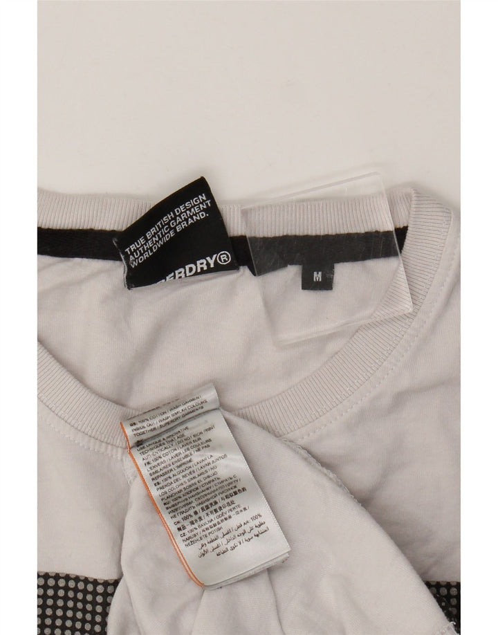 Superdry Camiseta Gráfica De Algodón Blanco Medio Para Hombre