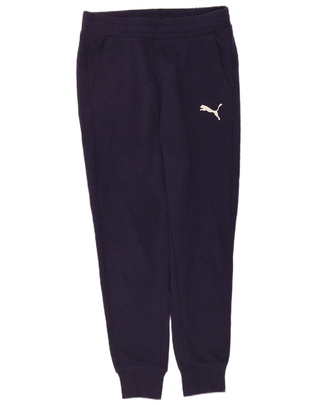 Pantalones De Chándal Puma Hombre Joggers Medium Azul Marino Algodón