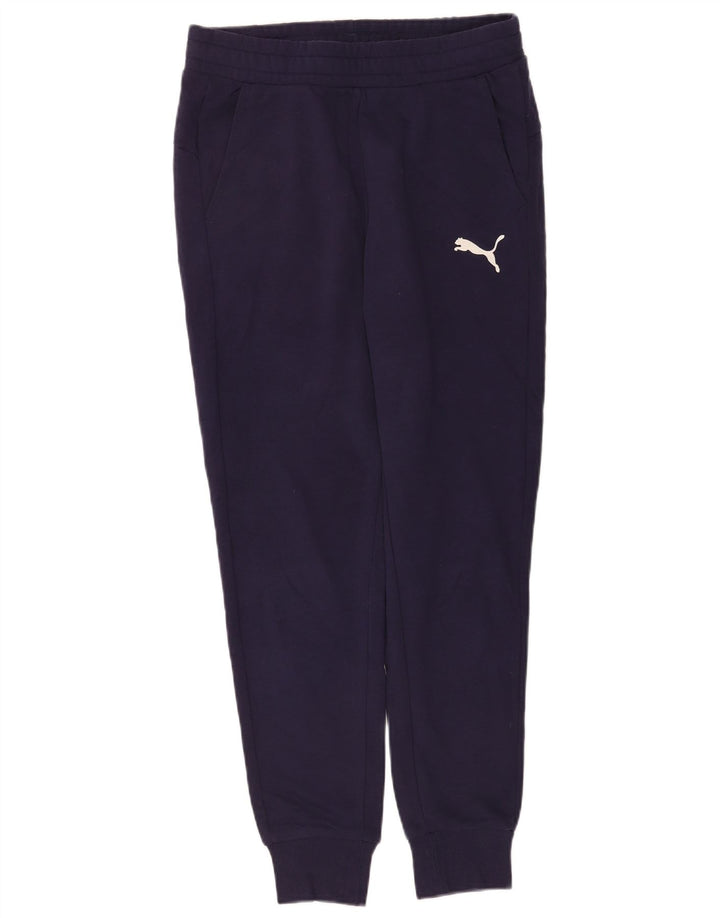Pantalones De Chándal Puma Hombre Joggers Medium Azul Marino Algodón