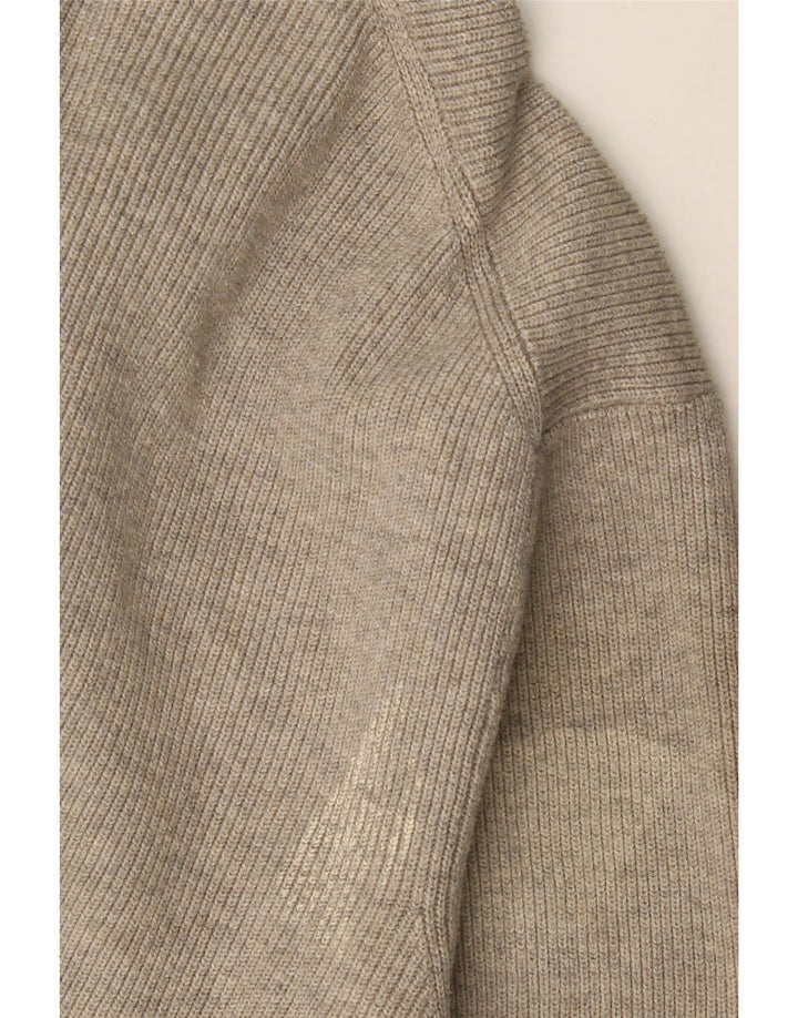 MARKS & SPENCER Suéter tipo cárdigan para hombre UK 44/46 XL Gris Poliéster