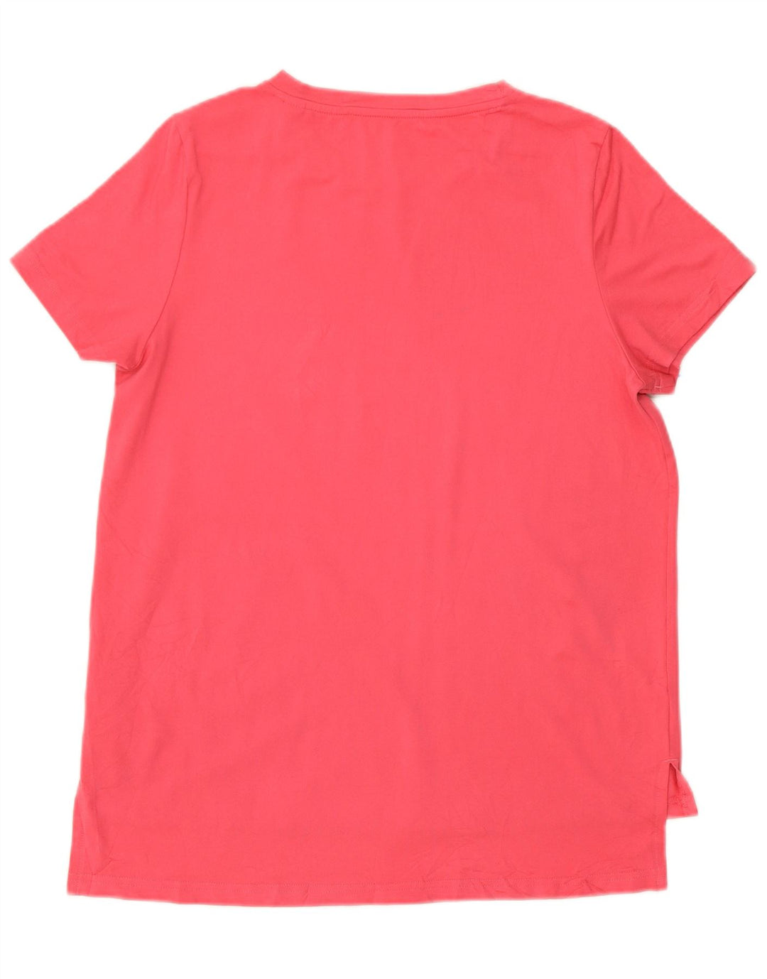 Adidas Camiseta gráfica para mujer Top UK 12/14 Poliéster rosa medio