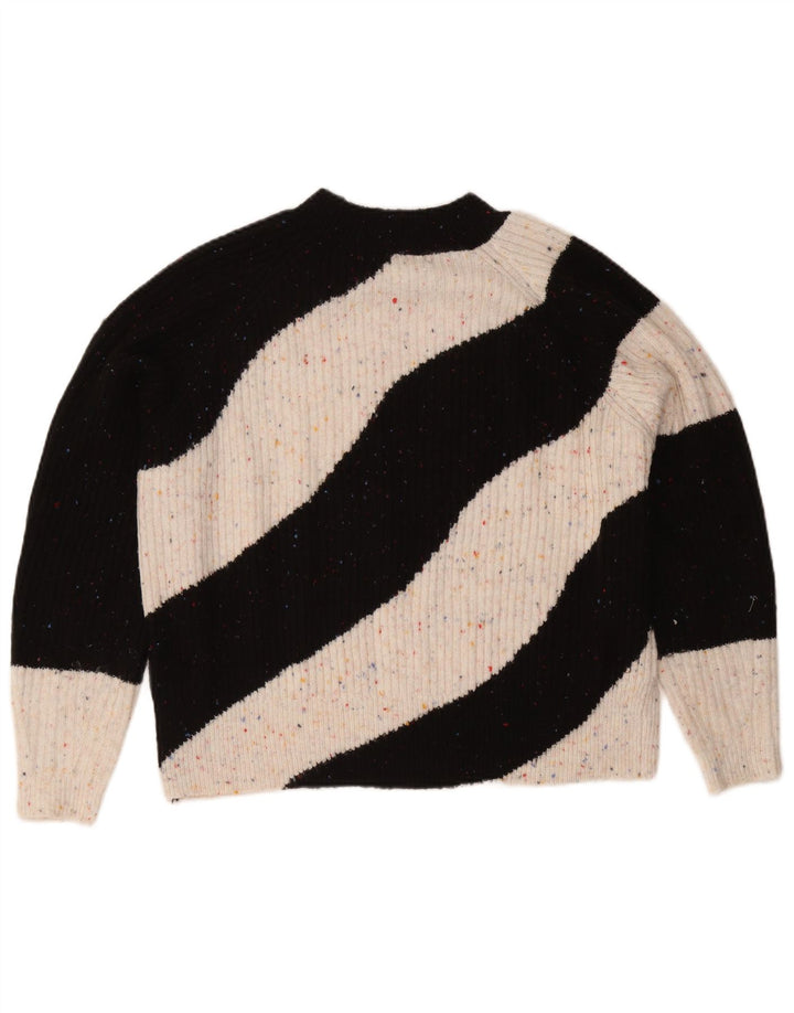 Marks & Spencer Jersey con cuello alto para mujer, talla 44, talla M, color negro