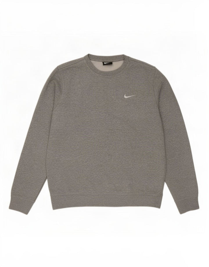 Sudadera Nike Jumper Gris Medio De Algodón Moteado