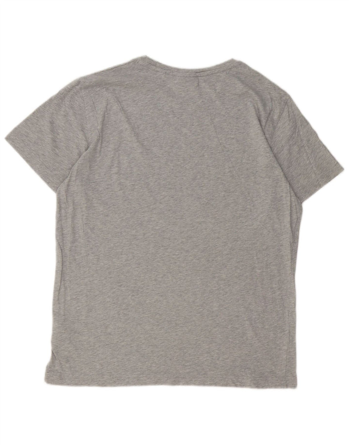 Gant Camiseta Gráfica para Hombre Top Grande Gris Algodón