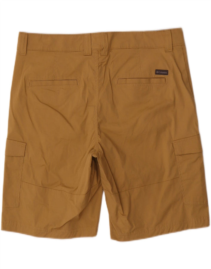 Columbia Pantalones cortos cargo activos para hombre W34 Algodón marrón grande