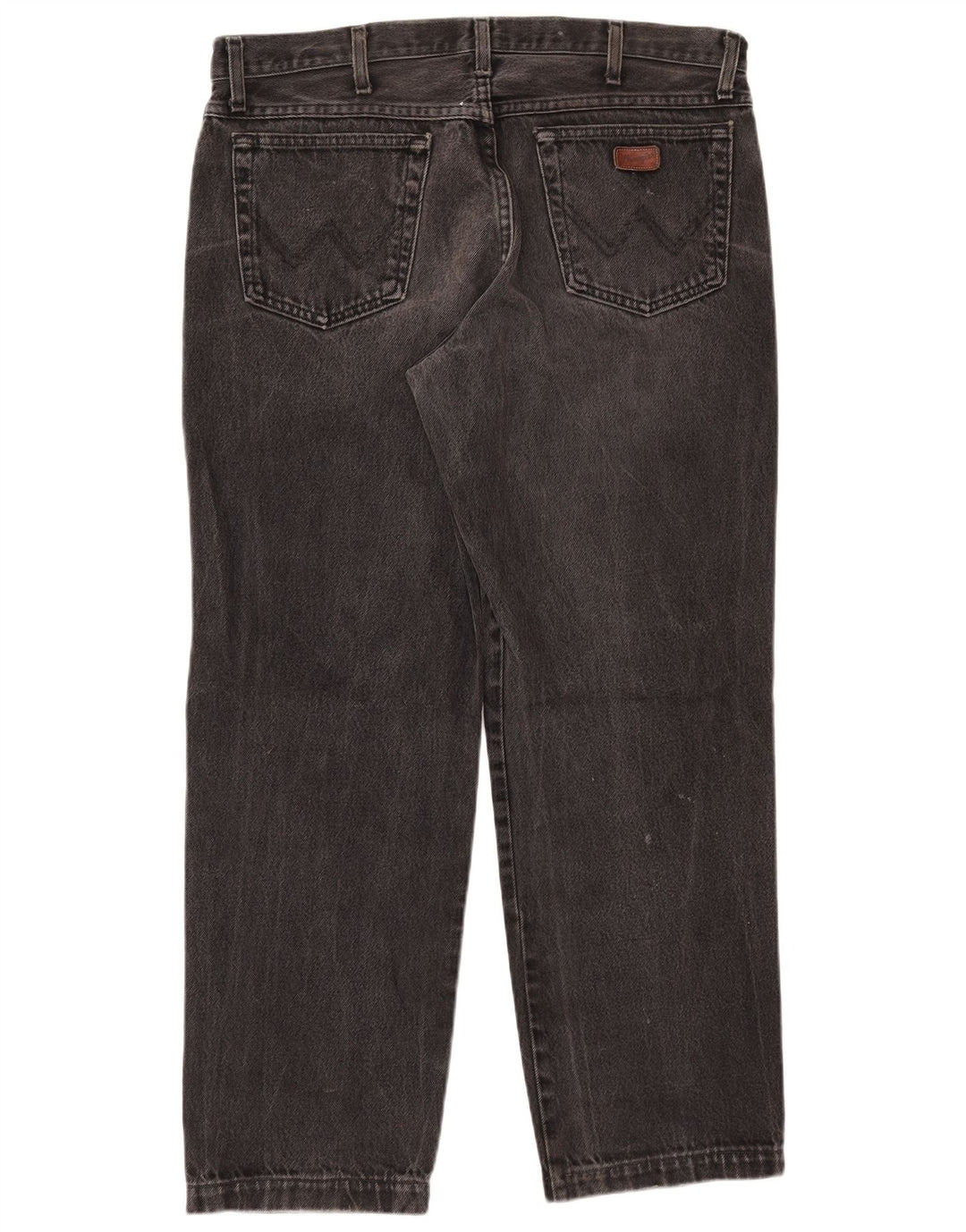 WRANGLER Vaqueros rectos Indiana para hombre W36 L28 Algodón negro