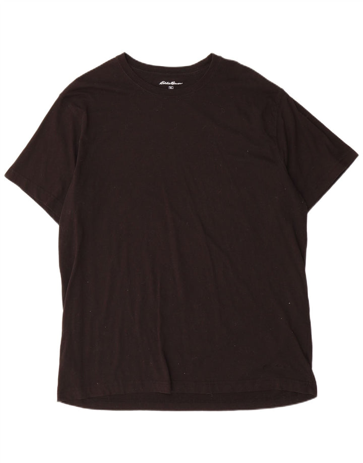 Eddie Bauer Camiseta Hombre Top XL Algodón Negro