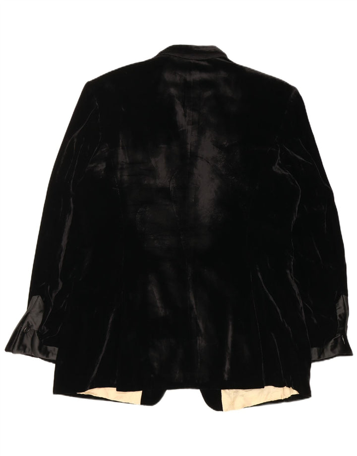 Paul Smith Chaqueta Blazer de Terciopelo con 2 Botones para Hombre UK 44 2XL Viscosa Negra