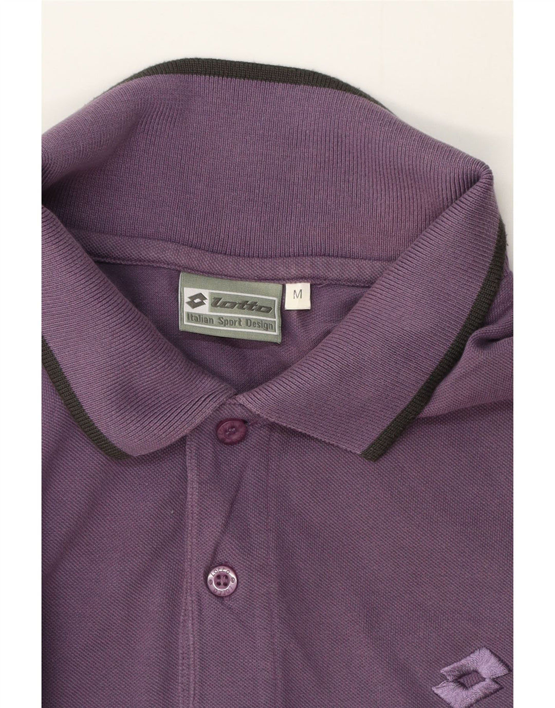 Polo Lotto Hombre Morado Medio