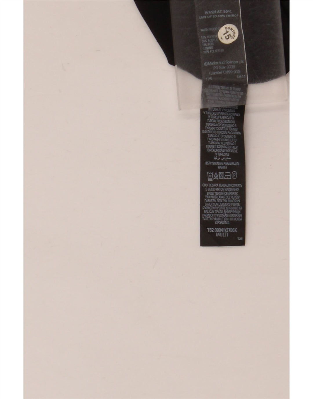 Marks & Spencer Vestido acampanado para mujer UK 8 Pequeño Poliéster multicolor