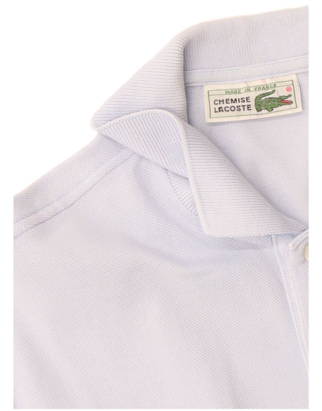 Polo Lacoste para hombre talla 4 algodón azul medio