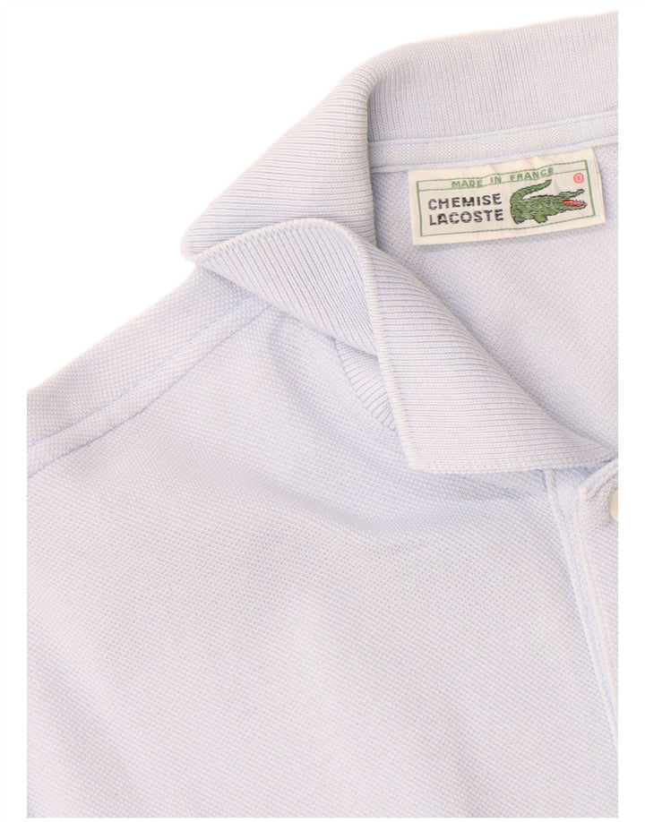 Polo Lacoste para hombre talla 4 algodón azul medio