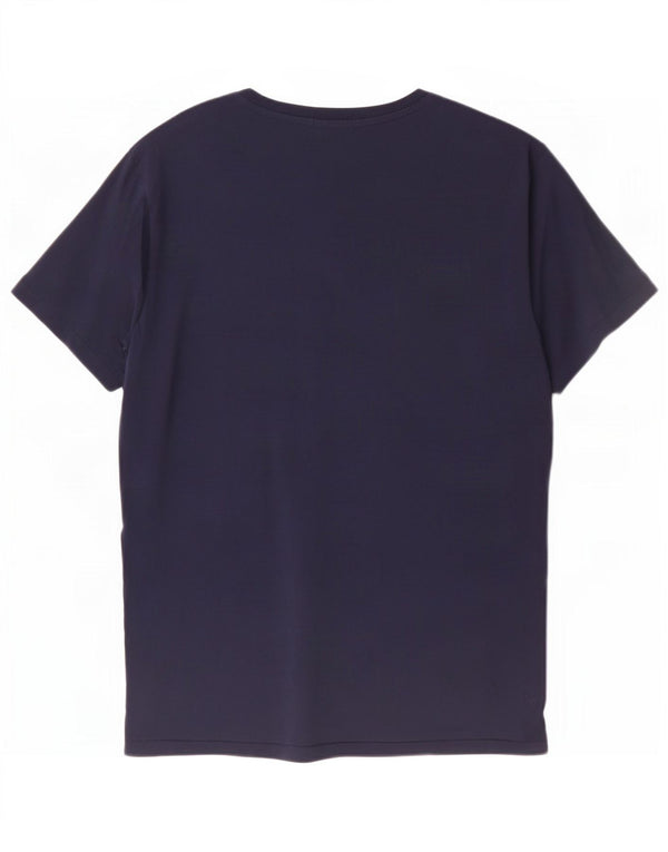 Polo Ralph Lauren - Camiseta con gráfico ajustado personalizado para hombre, talla grande, azul marino