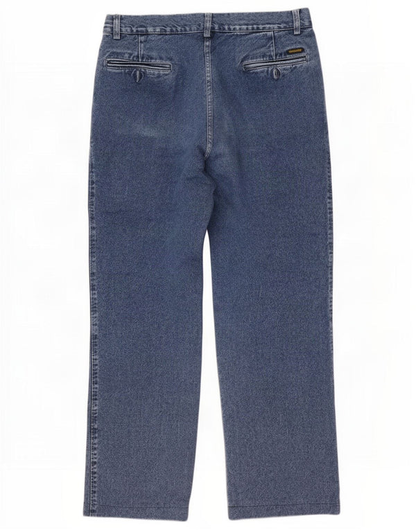 Carrera Jeans Rectos Para Hombre W32 L29 Algodón Azul