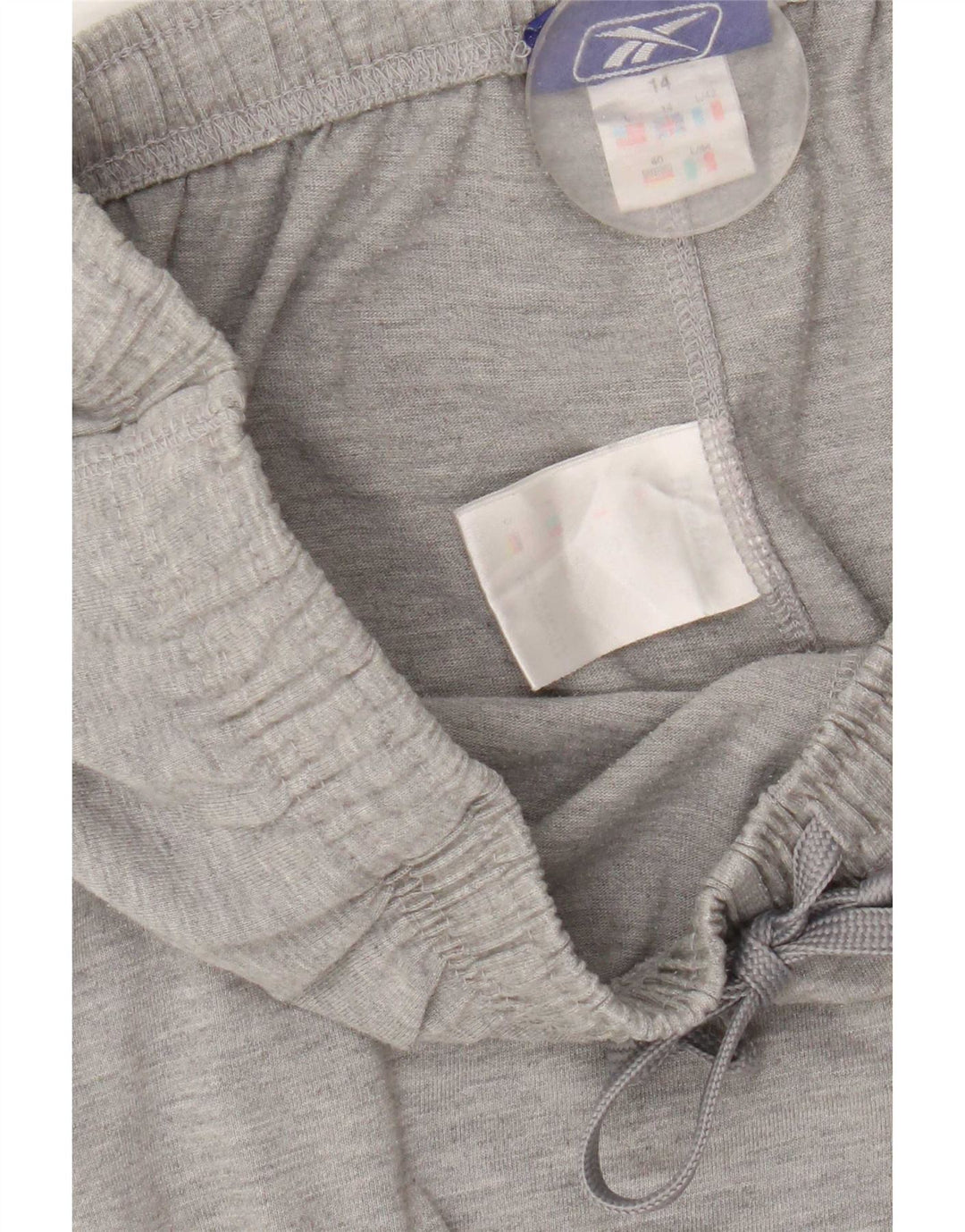 Reebok - Pantalones capri para mujer, talla 40, color gris