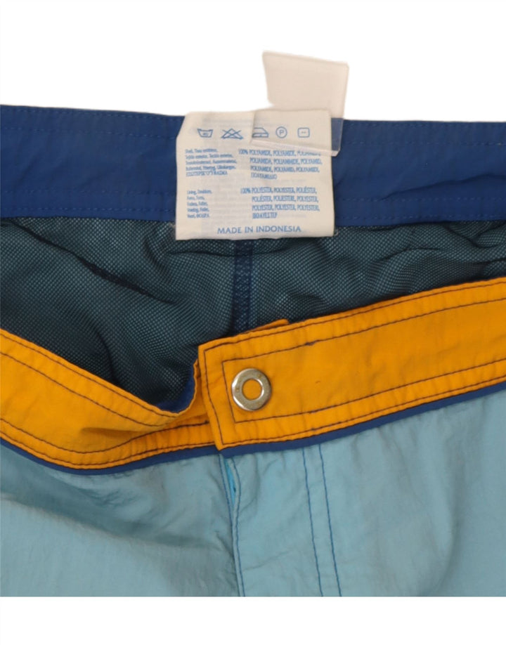 Champion Bañador Corto De Poliéster Color Block Azul Medio | Hombre