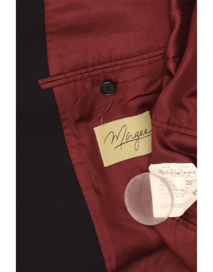 Magee Chaqueta tipo blazer de 2 botones para hombre UK 44 Large Lana azul marino